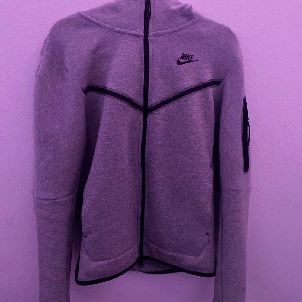 Nike Women's Light Gray Bomber Jacket